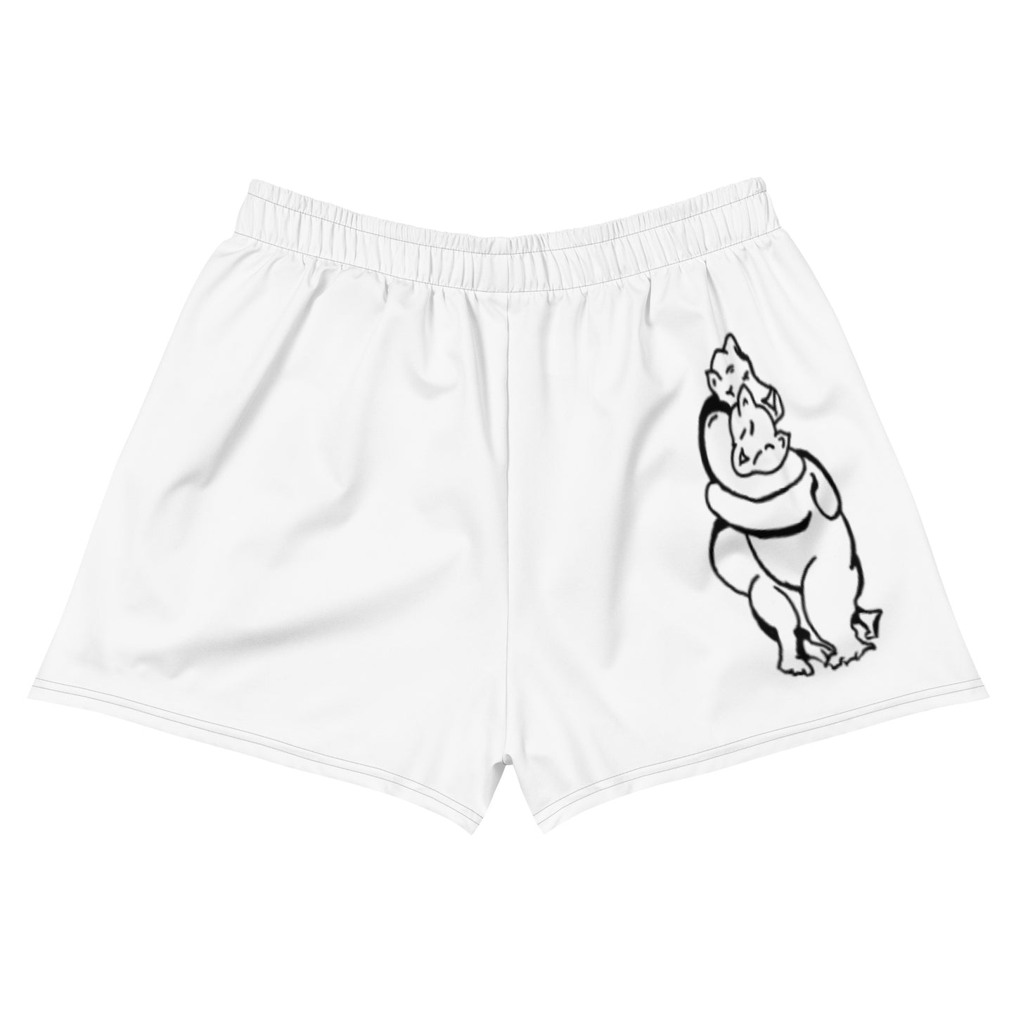 Bearhuggy Women’s Recycled Athletic Shorts