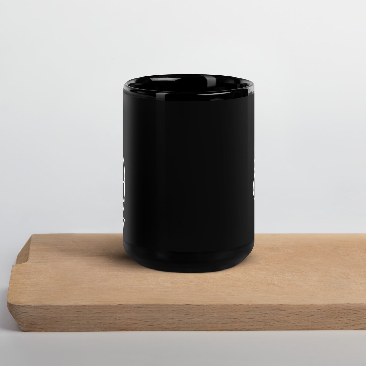 Bearhuggy Black Glossy Mug