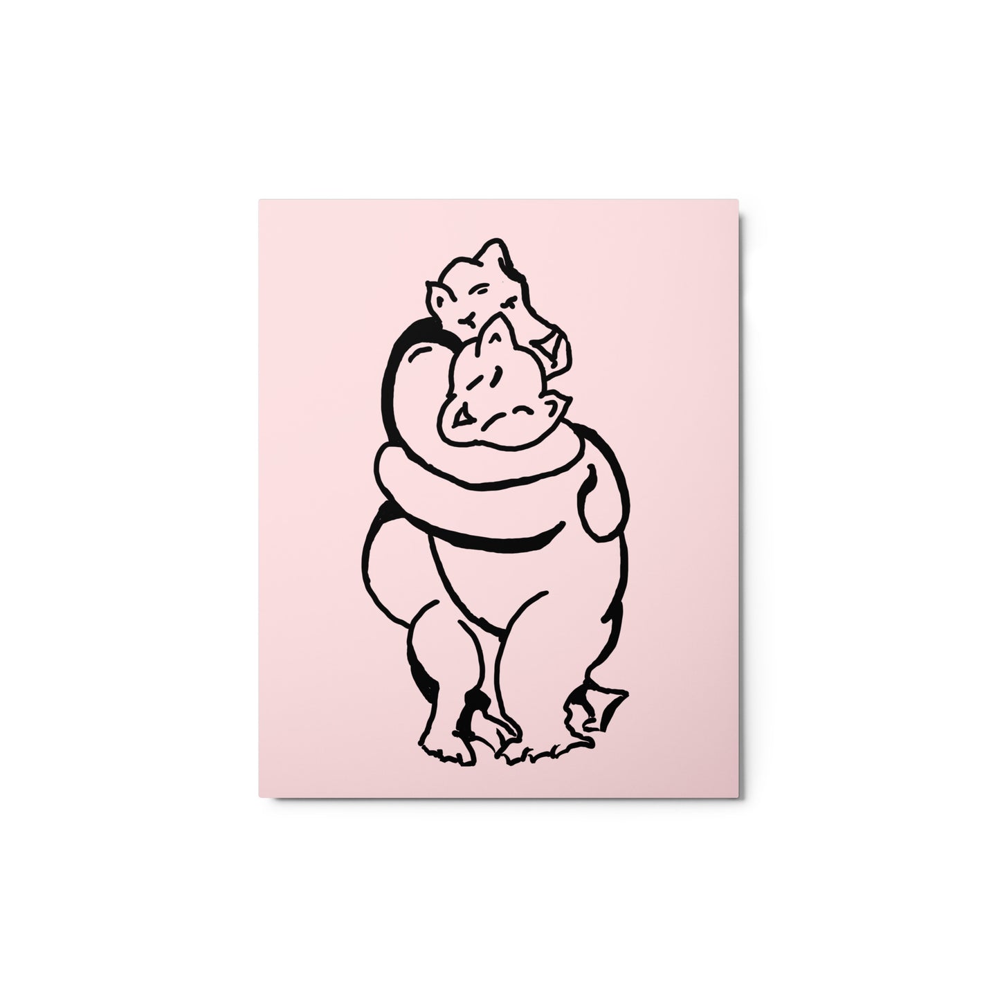 Bearhuggy Metal prints