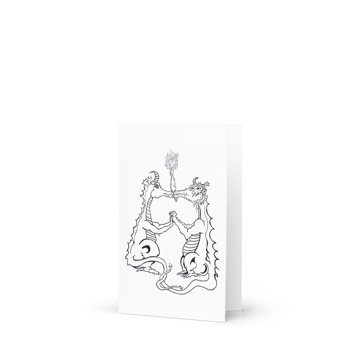 Draconis Amori Greeting card