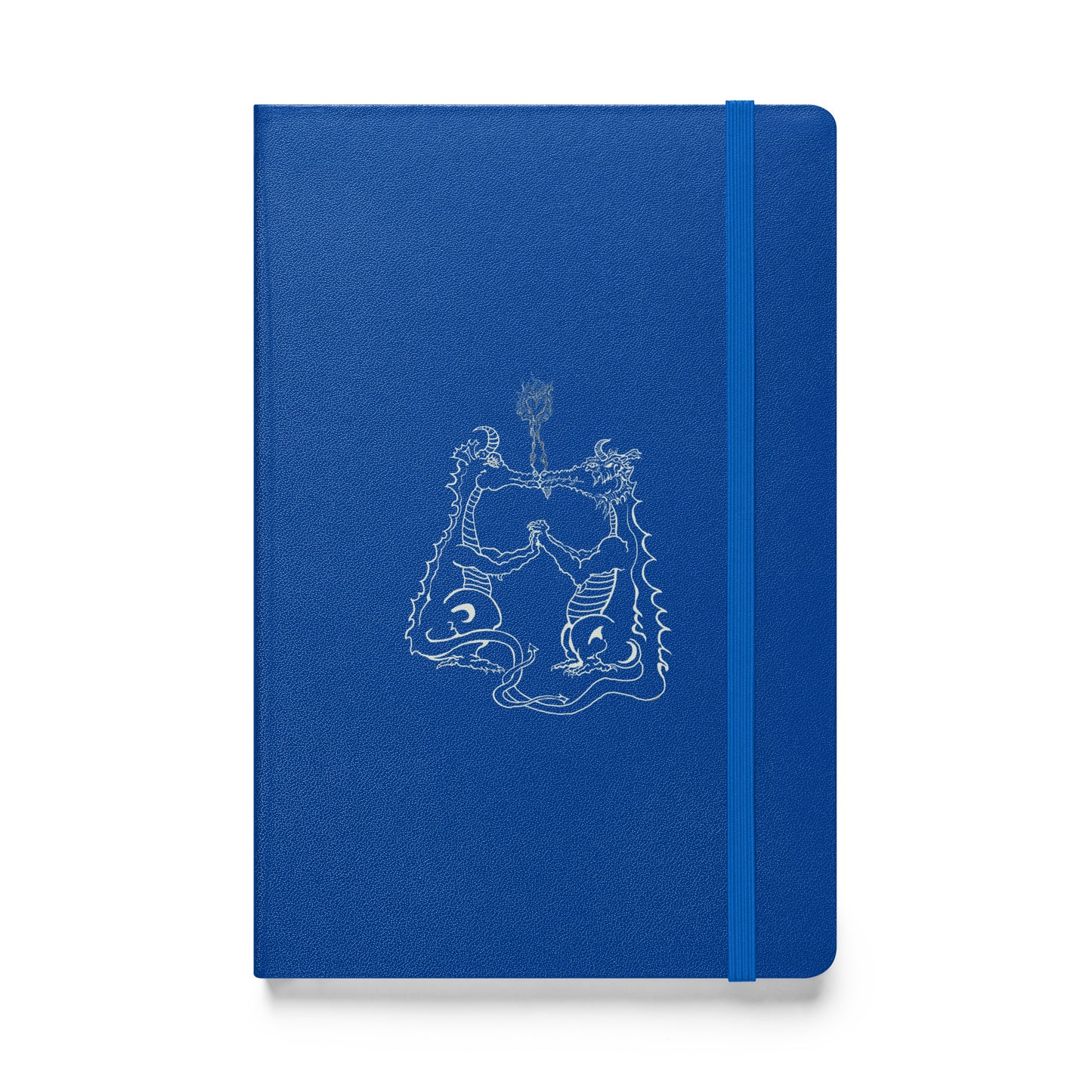 Draconis Amori Hardcover bound notebook (white lines on dark)