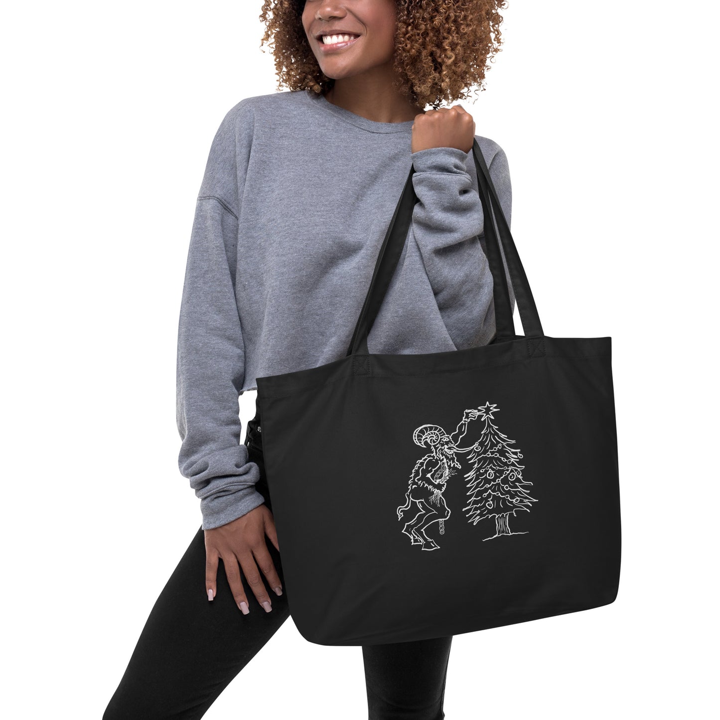 Krampus Large organic tote bag