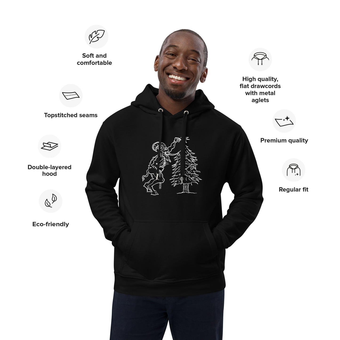 Krampus Premium eco hoodie