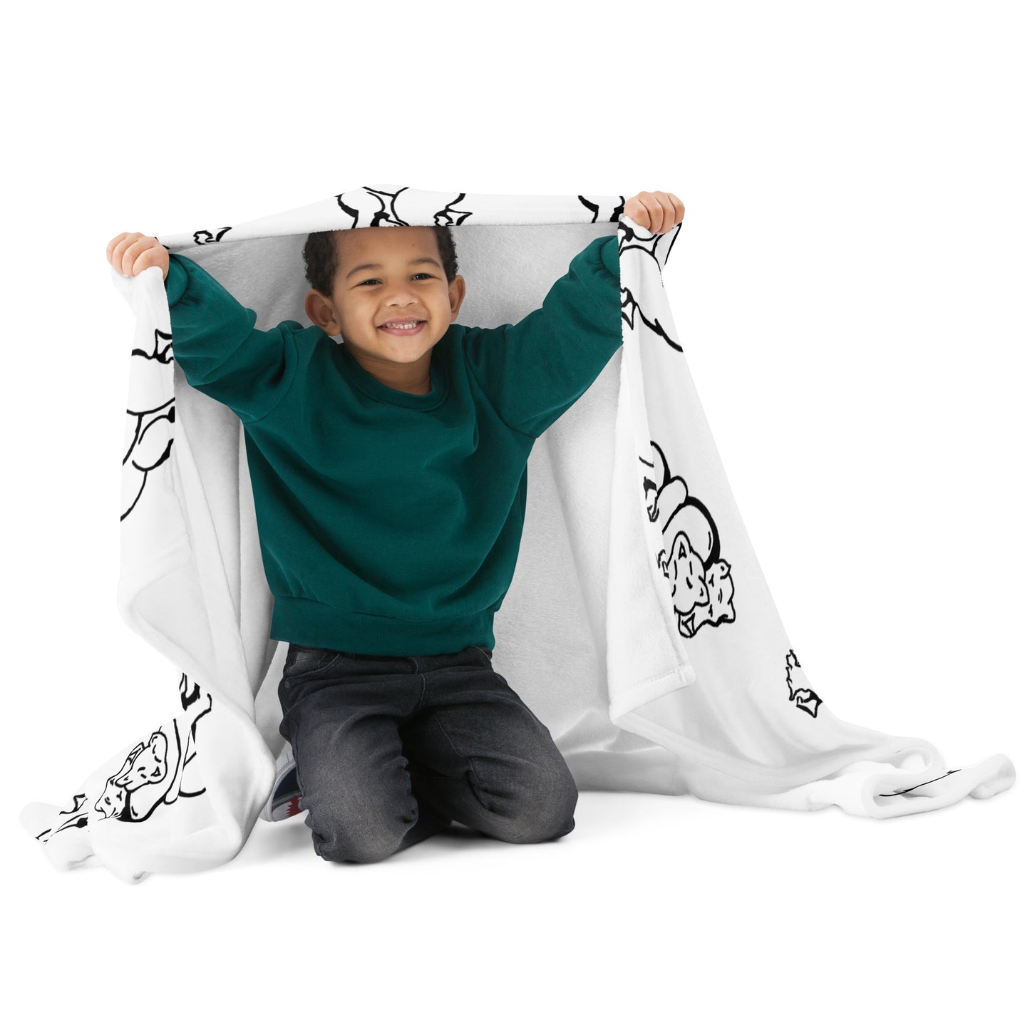 Bearhuggy Throw Blanket