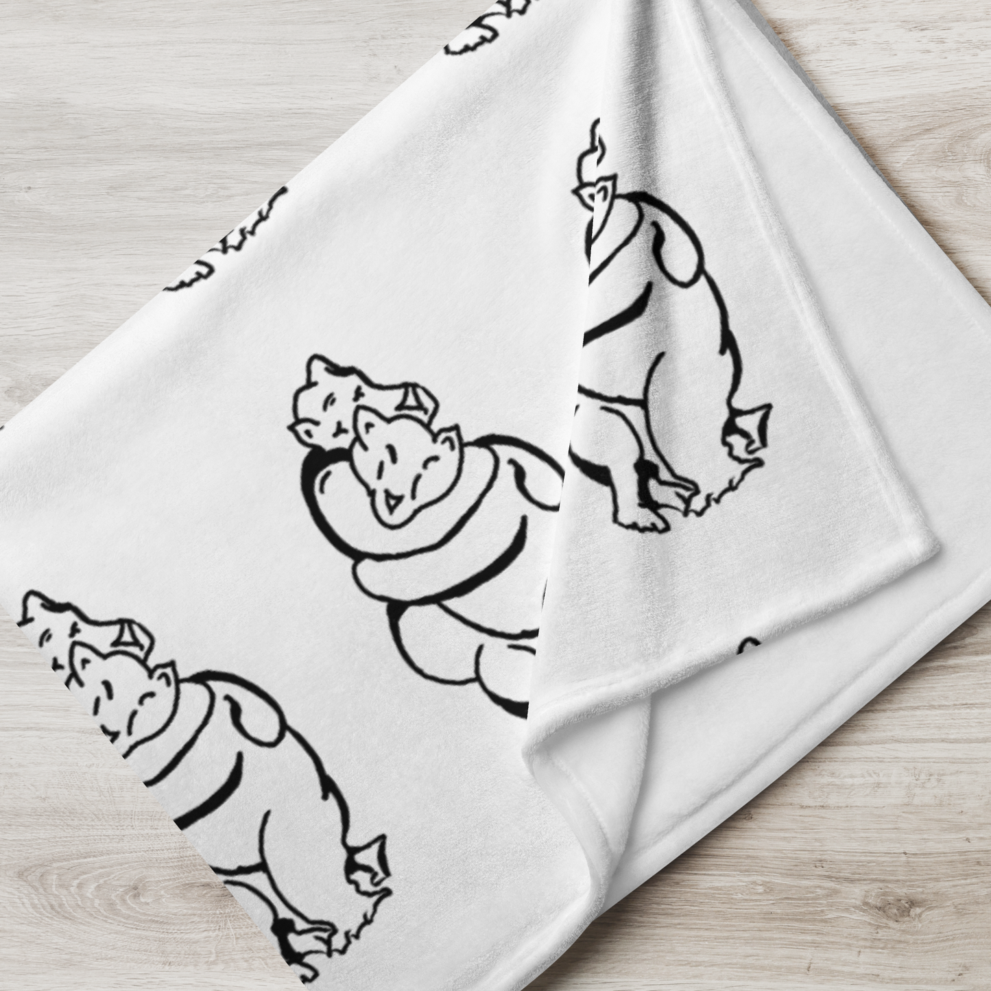 Bearhuggy Throw Blanket