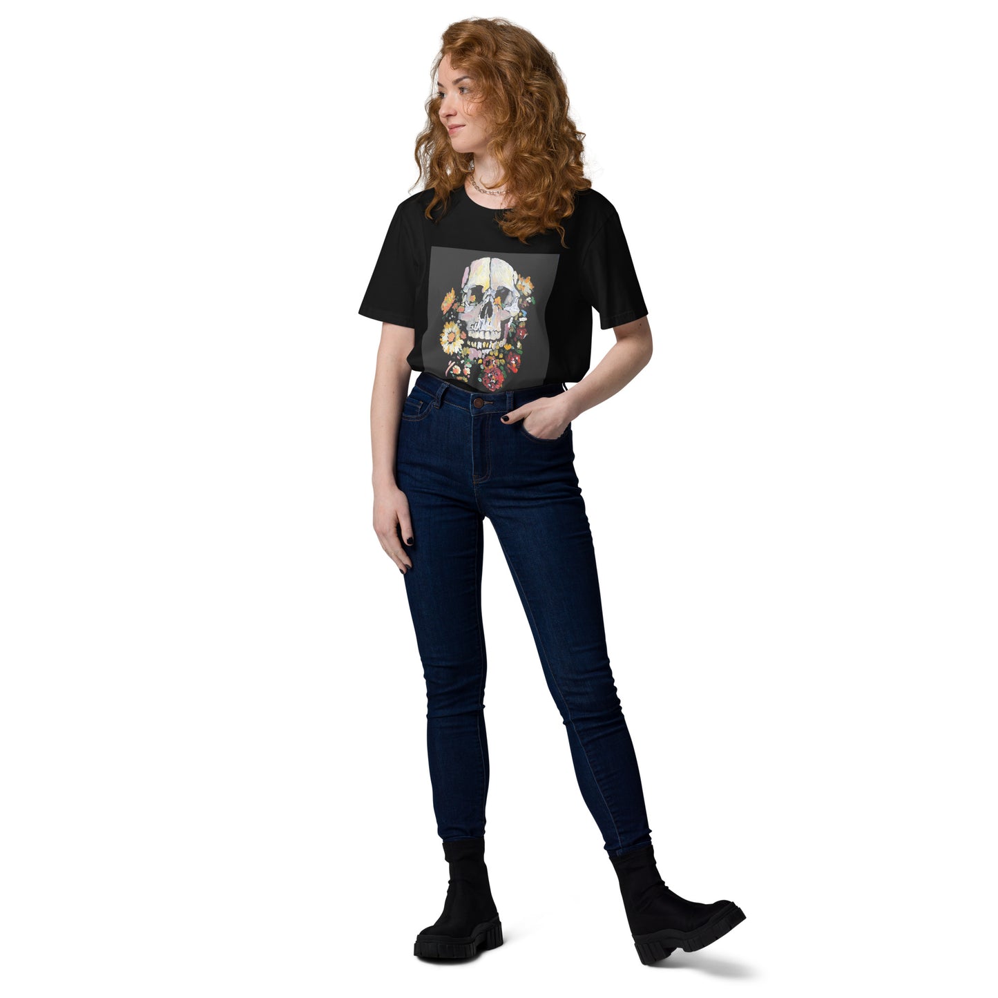 Death Blooms Unisex organic cotton t-shirt