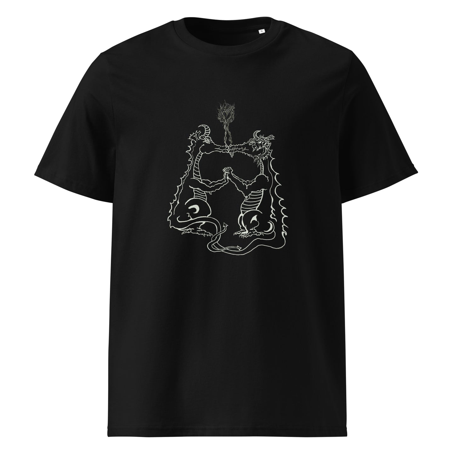 Draconis Amori Unisex organic cotton t-shirt (light on dark)