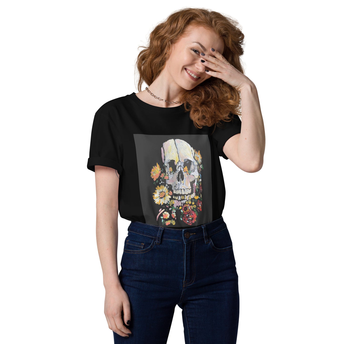 Death Blooms Unisex organic cotton t-shirt