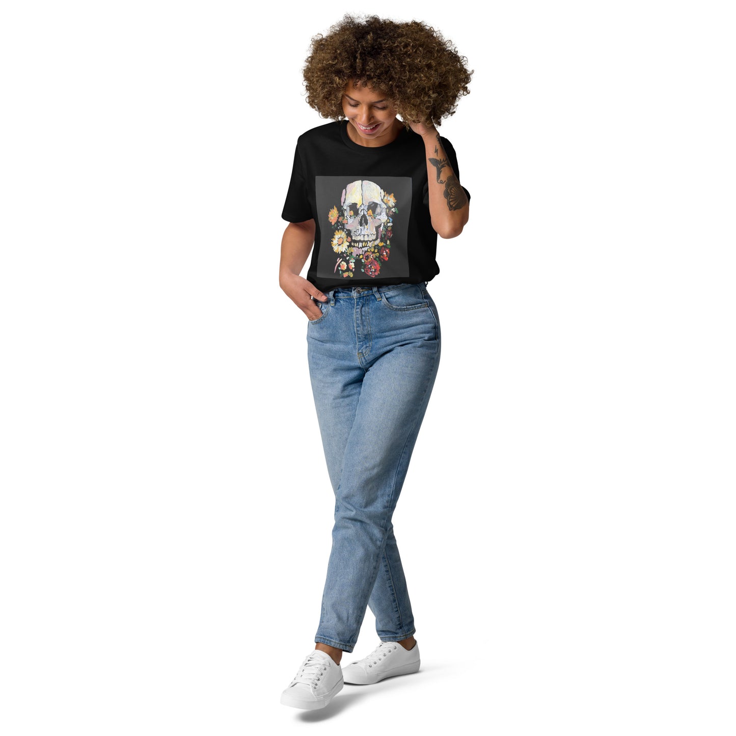 Death Blooms Unisex organic cotton t-shirt
