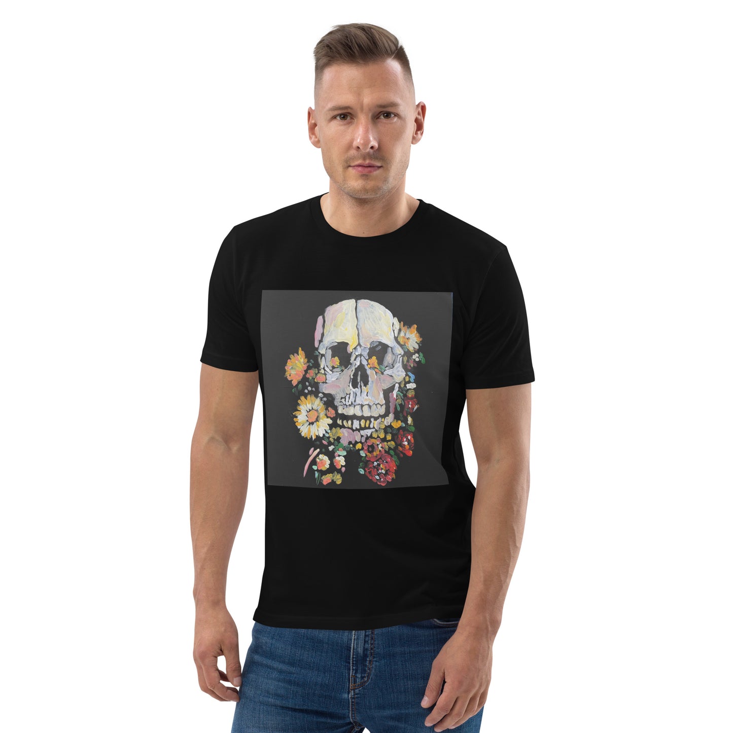 Death Blooms Unisex organic cotton t-shirt