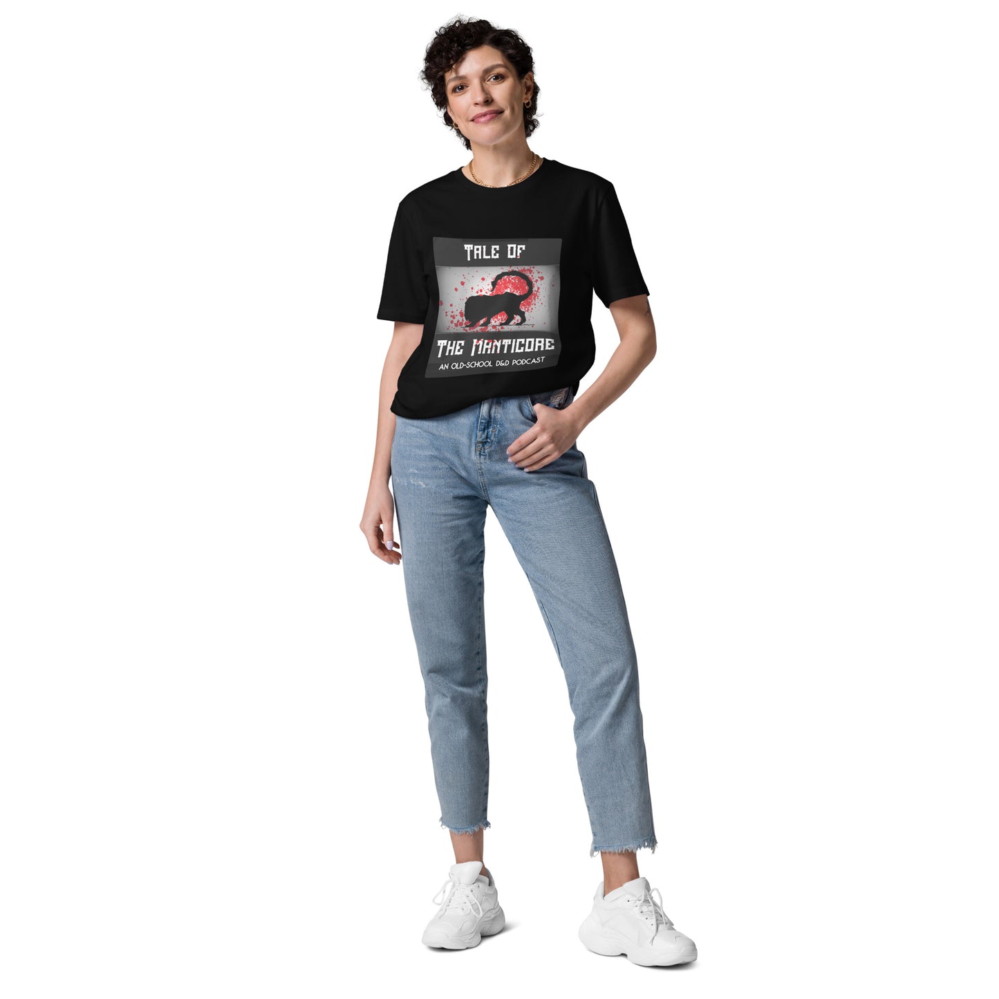 "Manticore Blood Splatter" Unisex organic cotton t-shirt