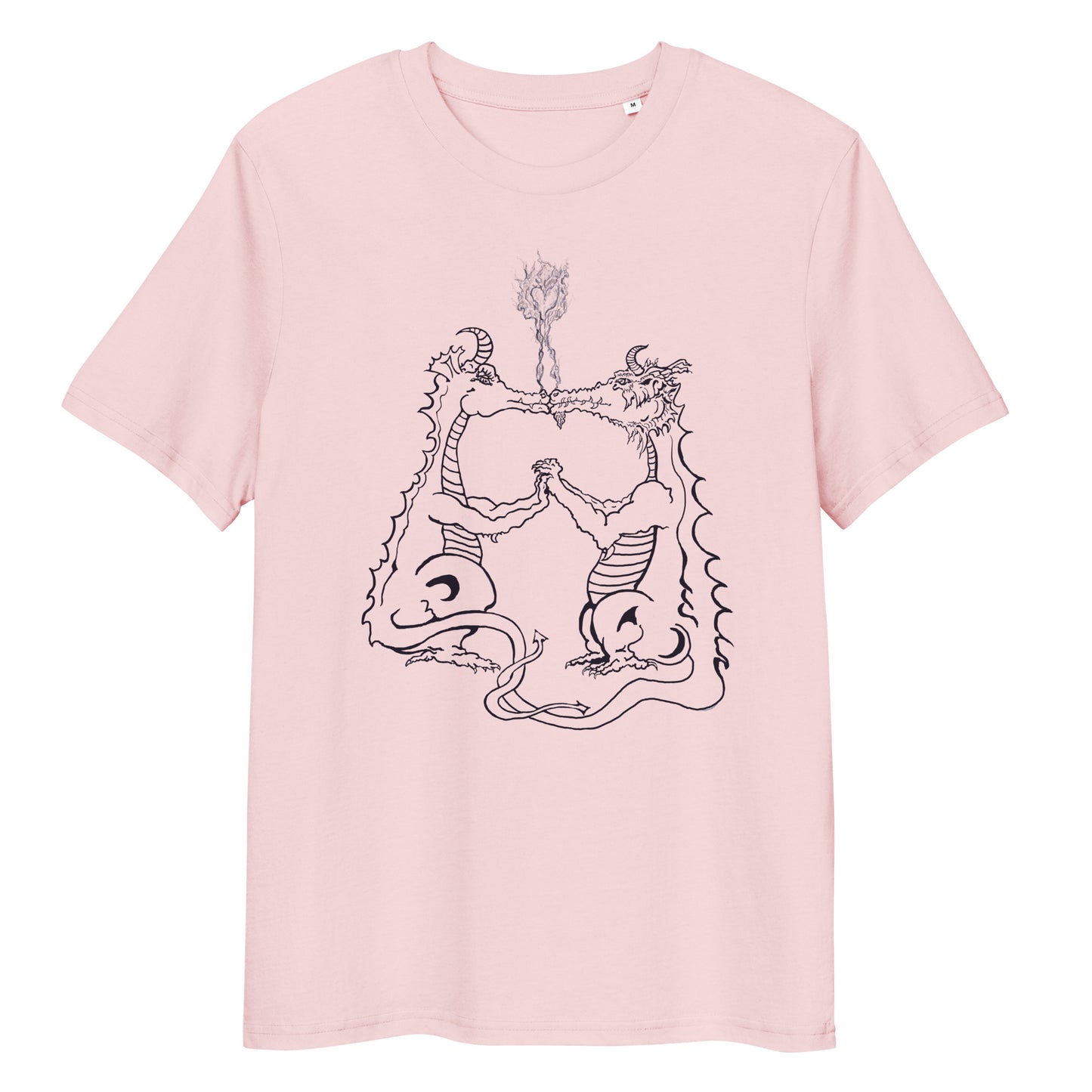 Draconis Amori Unisex organic cotton t-shirt (dark on light)