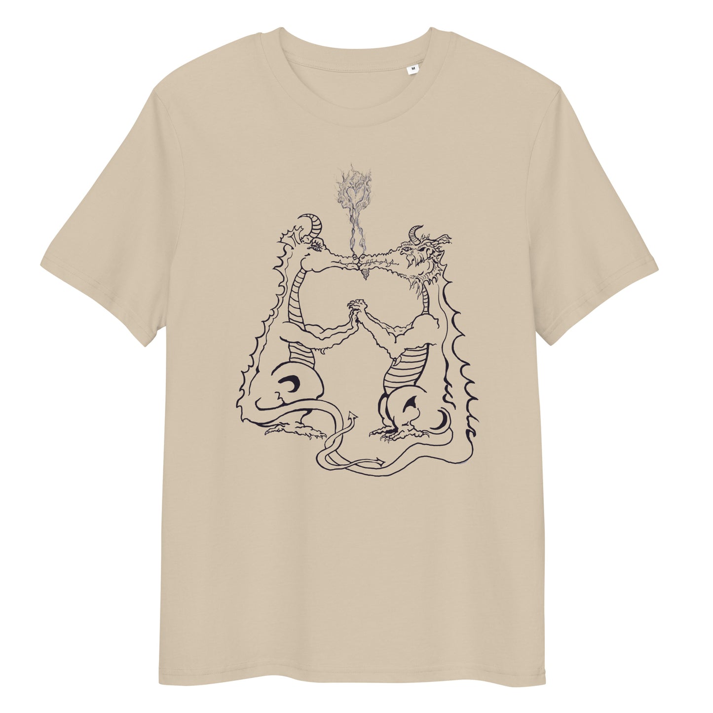 Draconis Amori Unisex organic cotton t-shirt (dark on light)