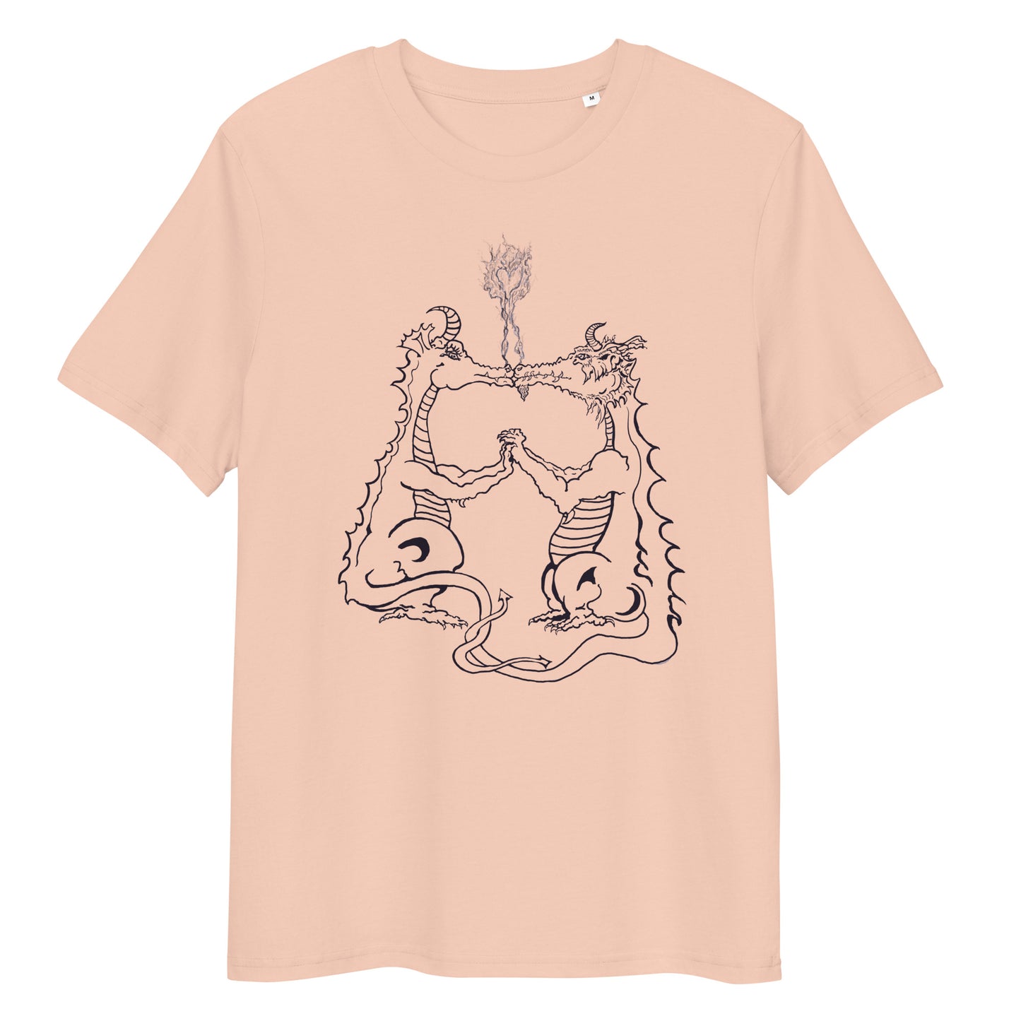 Draconis Amori Unisex organic cotton t-shirt (dark on light)