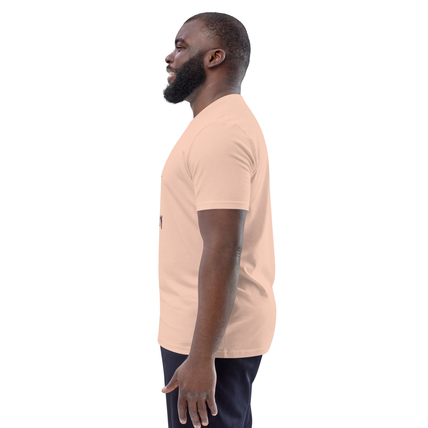 Give Love Unisex organic cotton t-shirt (black lines)