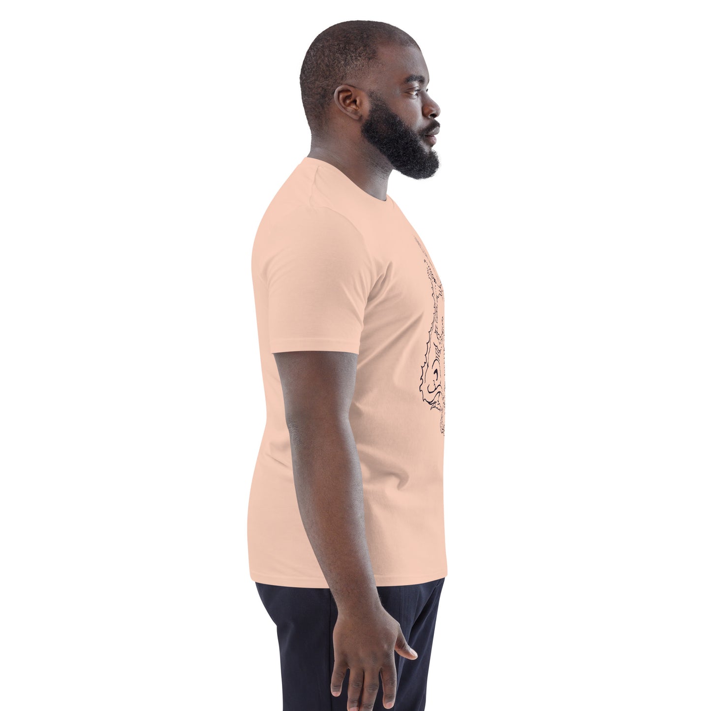 Draconis Amori Unisex organic cotton t-shirt (dark on light)