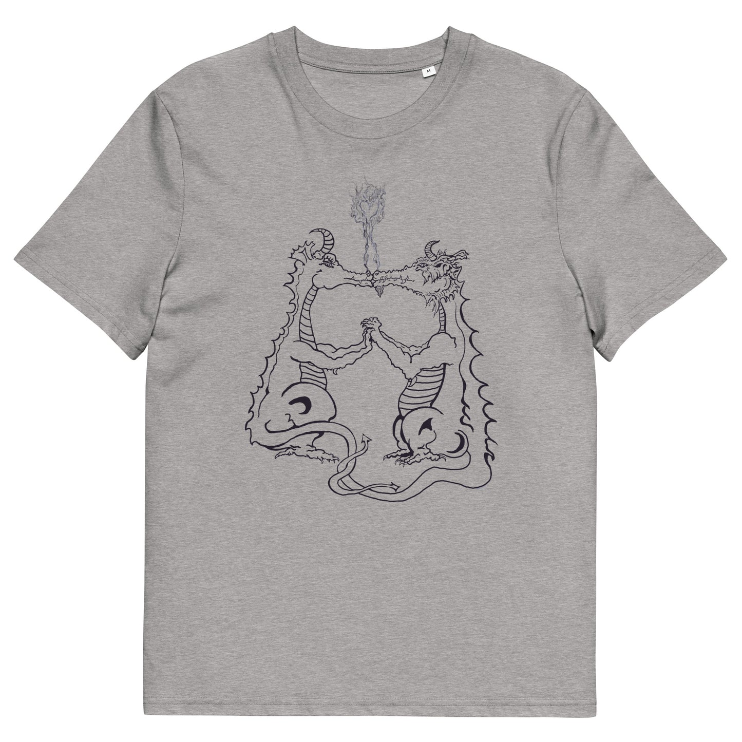 Draconis Amori Unisex organic cotton t-shirt (dark on light)