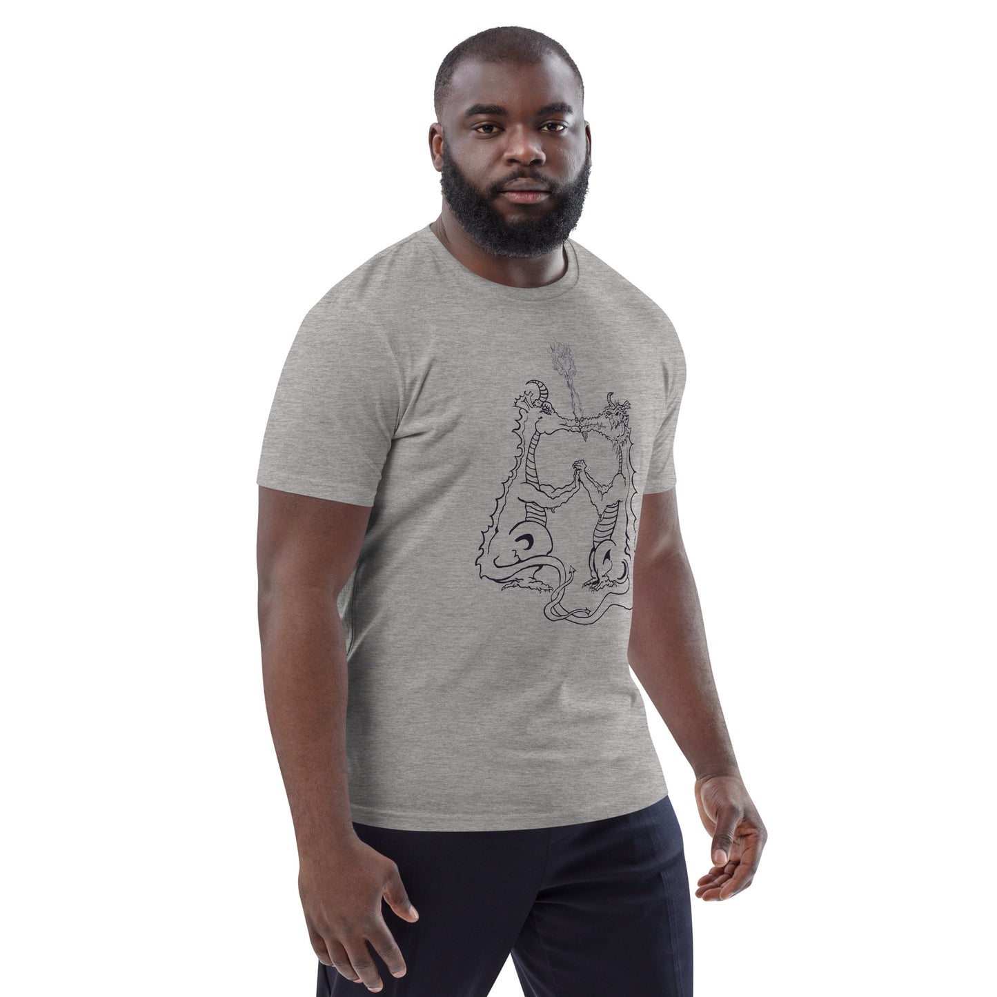 Draconis Amori Unisex organic cotton t-shirt (dark on light)