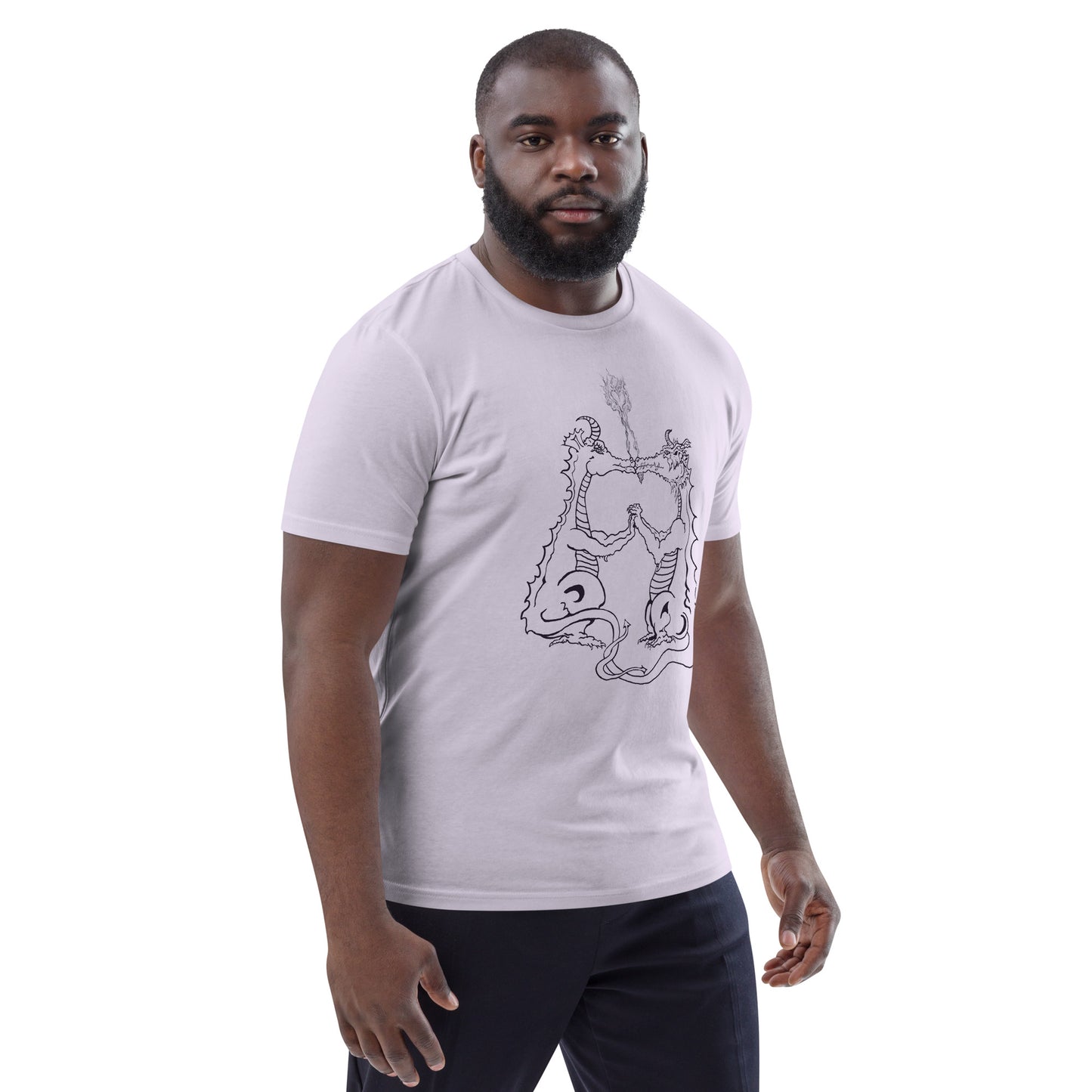 Draconis Amori Unisex organic cotton t-shirt (dark on light)