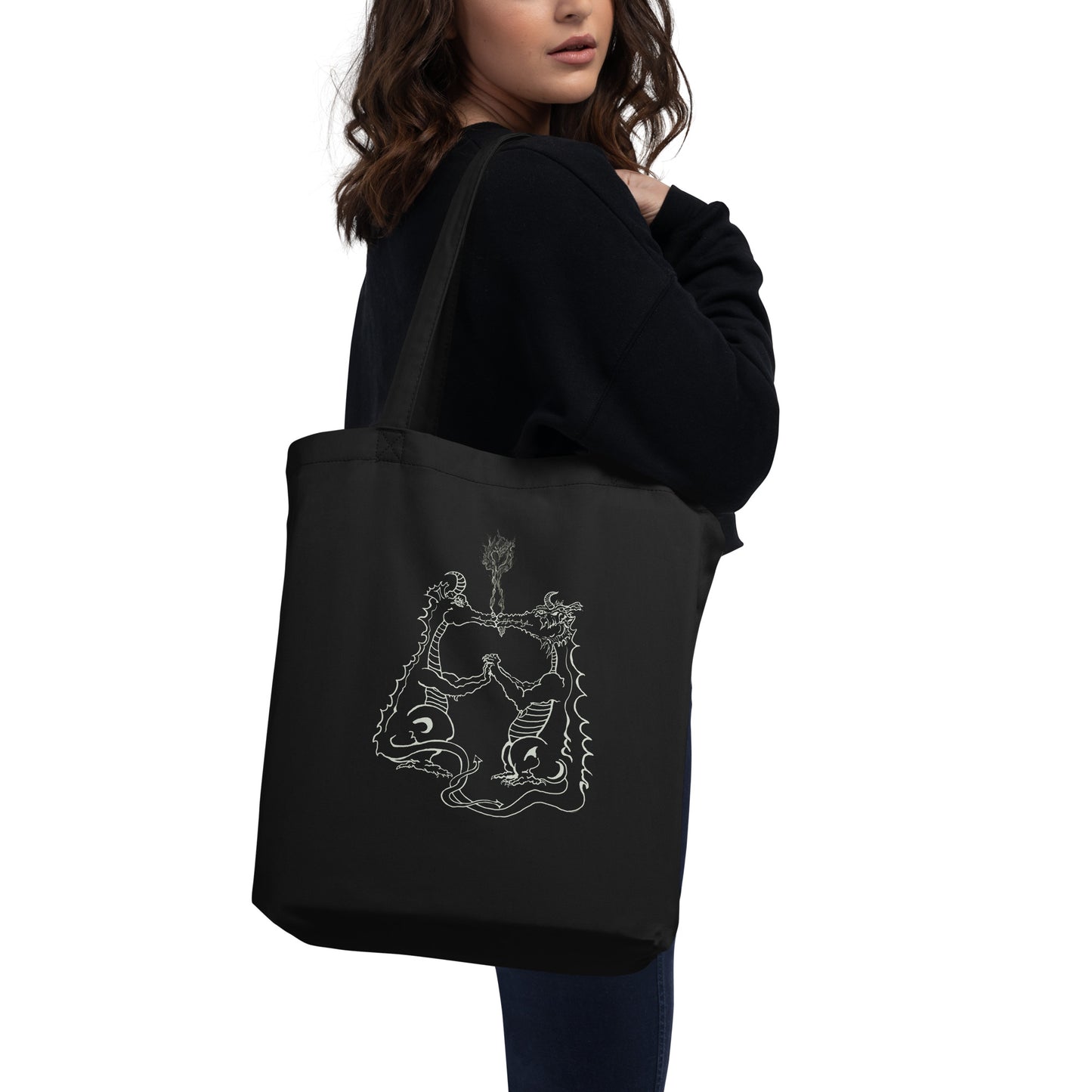 Draconis Amori Eco Tote Bag (black)