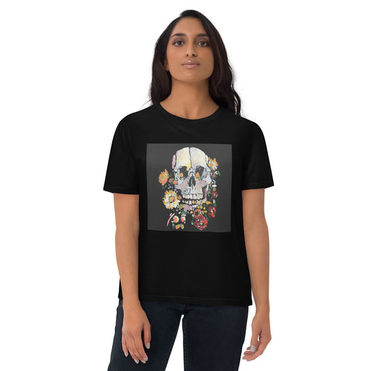 Death Blooms Unisex organic cotton t-shirt